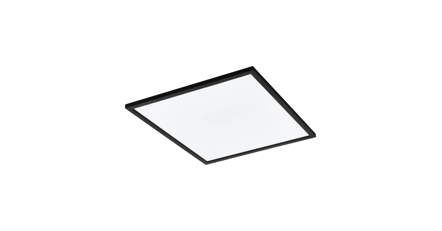 EGLO 900052 Salobrena-Z szabályozható mennyezeti LED lámpa 59,5x59,5 cm, fekete