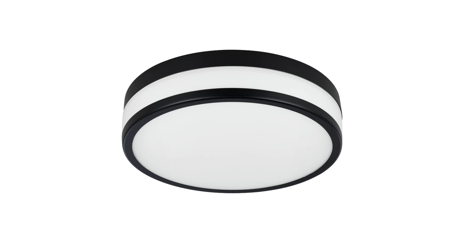 EGLO LED Fürdőszobai mennyezeti lámpa LED/17,1W/230V IP44 fekete