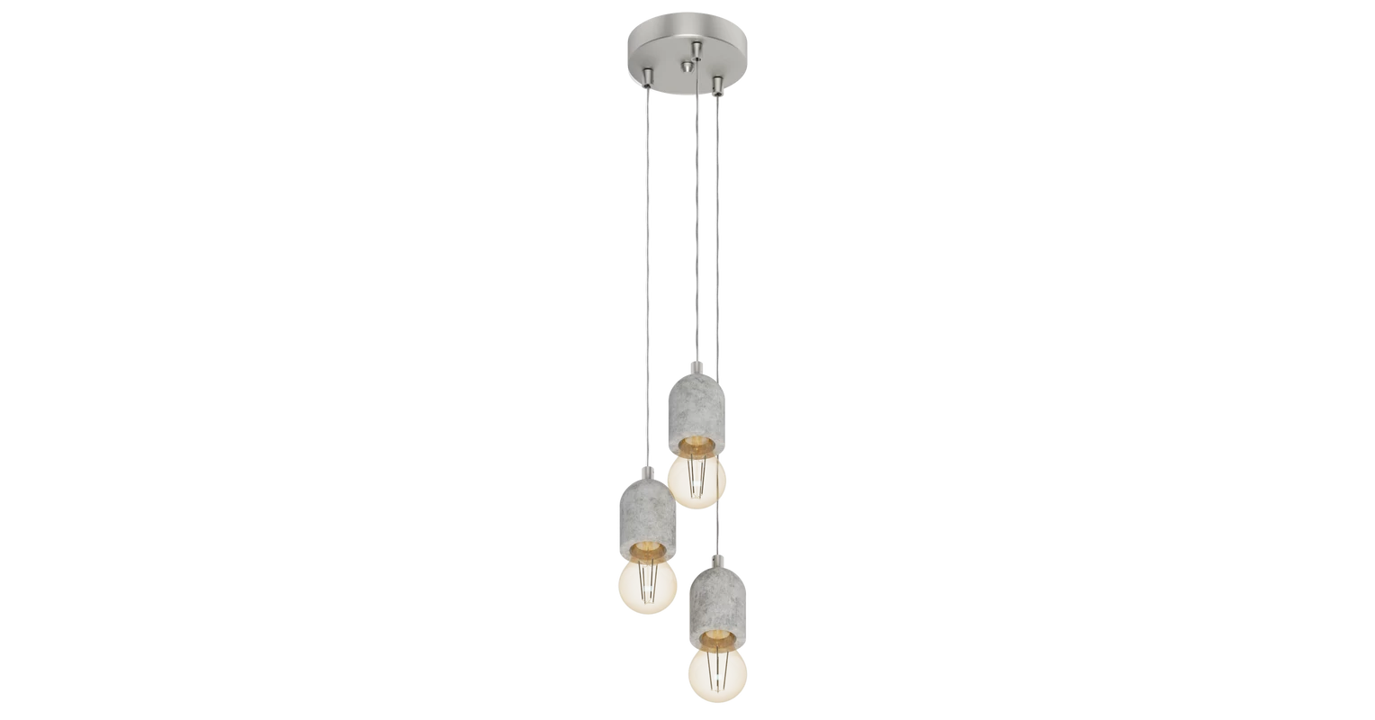 EGLO 95523 Silvares függeszték 3xE27 max.60W