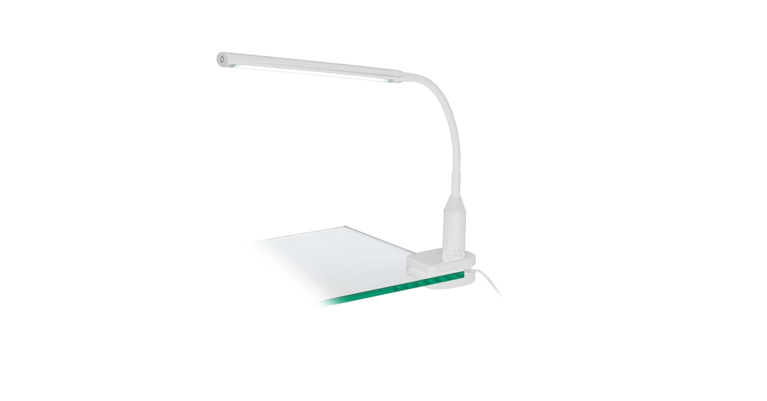EGLO 96434 Laroa csíptetős asztali LED lámpa 4, 5W 550lm 4000K fehér (9002759964344)