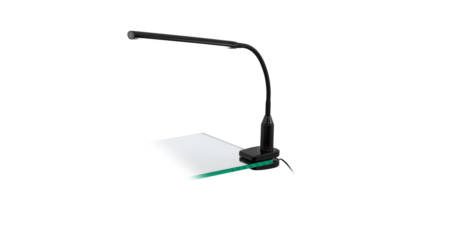 EGLO 96437 Laroa csíptetős asztali LED lámpa 4, 5W 550lm 4000K fekete (9002759964375)