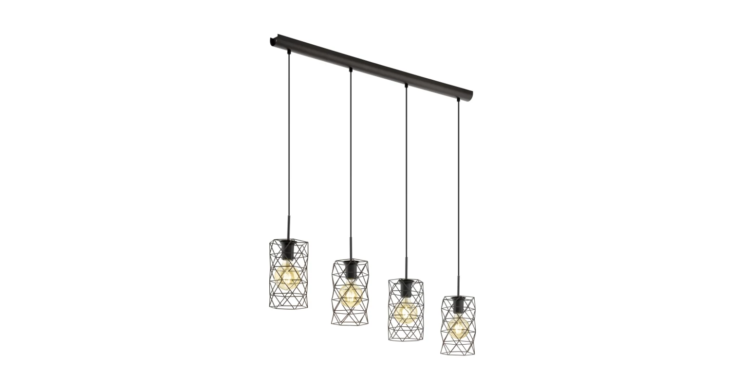 EGLO 97066 Estevau függeszték 4xE27 max. 60W barna (9002759970666)