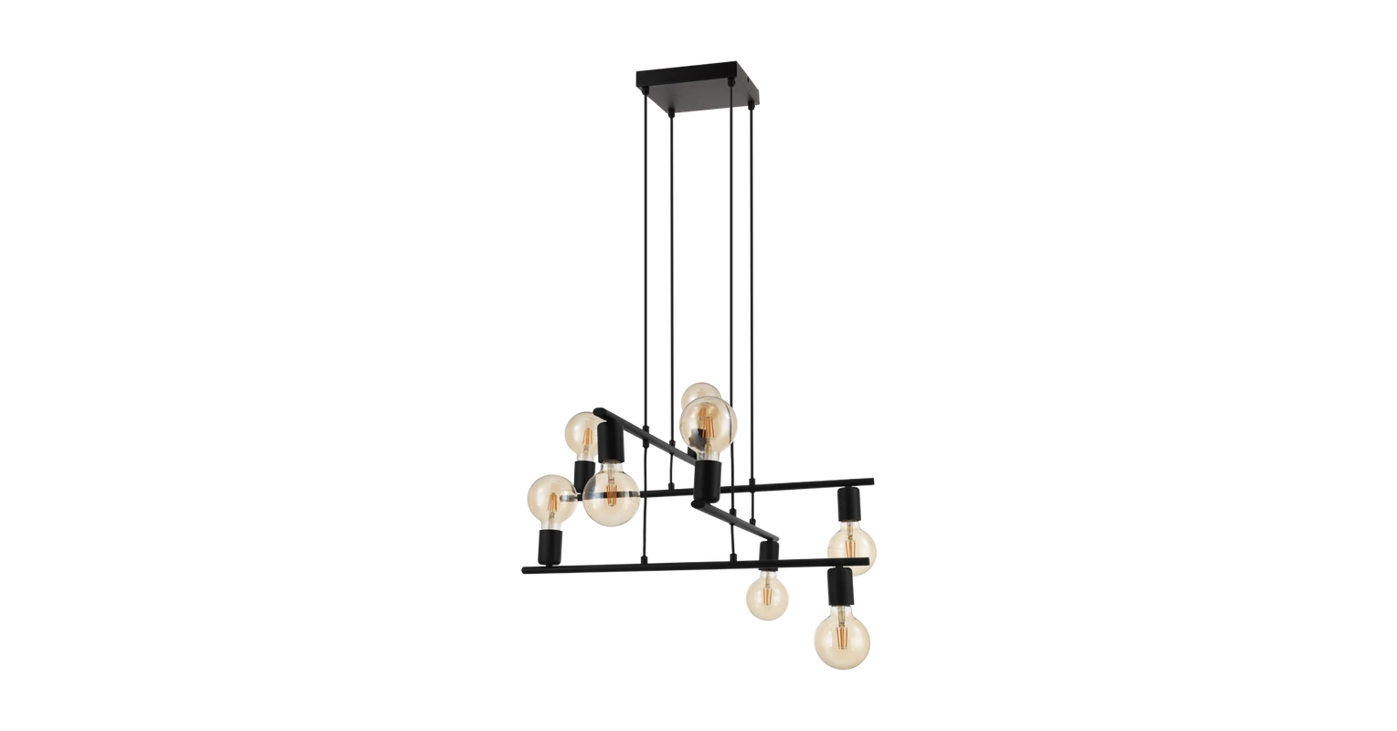 EGLO 98909 Mezzana függesztett lámpa 8xE27 110cm