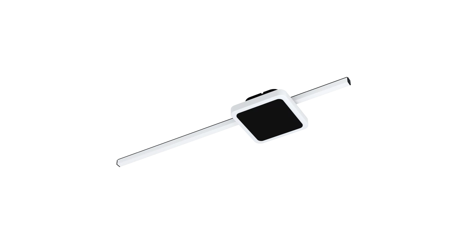 EGLO 99609 Sarginto mennyezeti LED lámpa 59x15cm, fekete-fehér