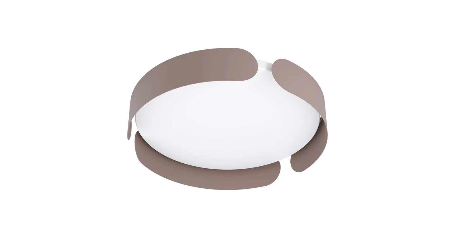 EGLO 99623 Valcasotto mennyezeti LED lámpa 37cm, mokka-fehér
