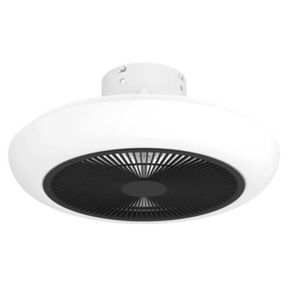 35094 SAYULITA fehér-fekete LED mennyezeti ventilátoros lámpa távirányítóval